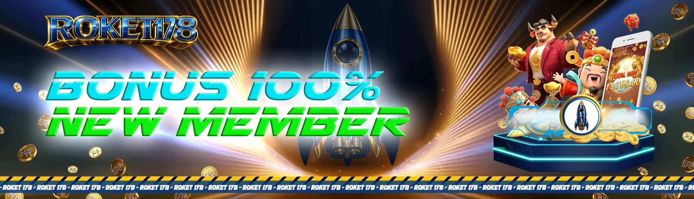 Bonus New Member 100%